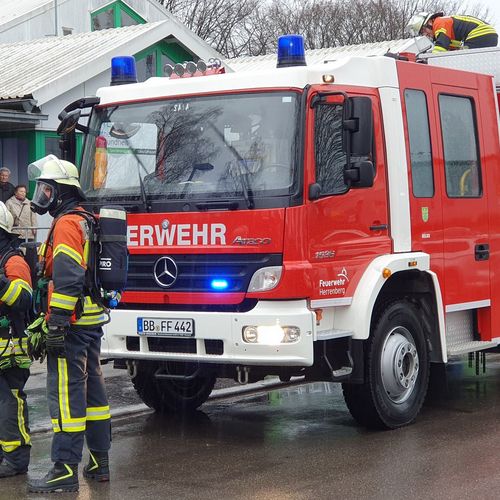 Feuerwehrübung 2020 - alte Stadiongaststätte