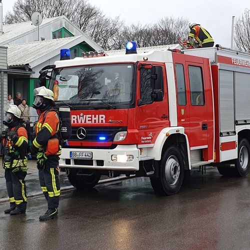 Feuerwehrübung 2020 - alte Stadiongaststätte