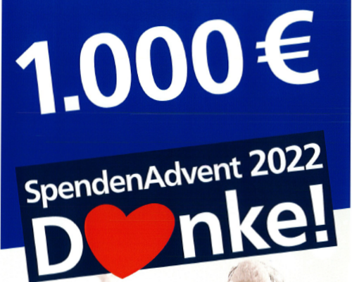 SpendenAdvent 2022 der Volksbank