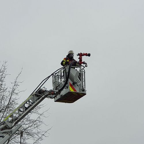 Feuerwehrübung 2020 - alte Stadiongaststätte