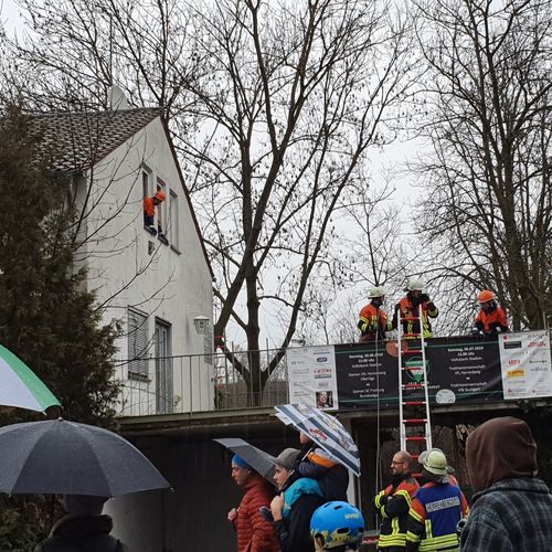 Feuerwehrübung 2020 - alte Stadiongaststätte