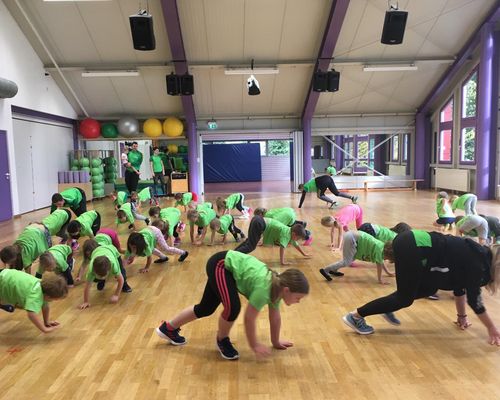 Die Turnbeutelbande in der Kindersportschule