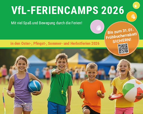 VfL Feriencamps 2026 - Anmeldung ab sofort möglich! 